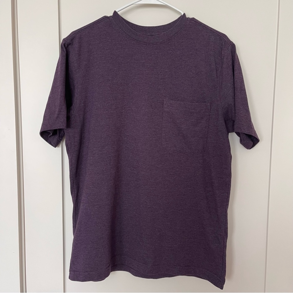 Outdoor Life Men's Dark Purple Short Sleeve Tee